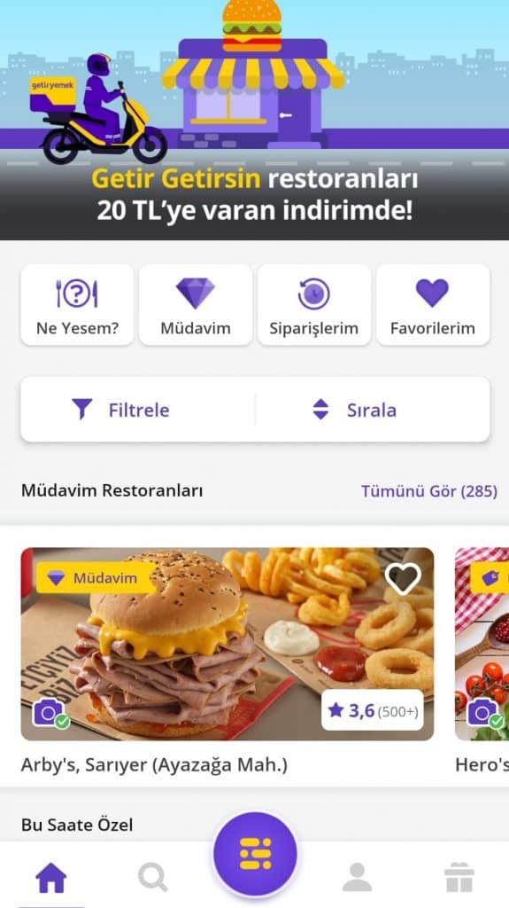 MetropolCard GetirYemek Ekleme Adımları
